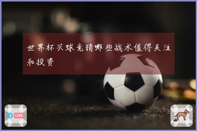 世界杯买球竞猜哪些战术值得关注和投资
