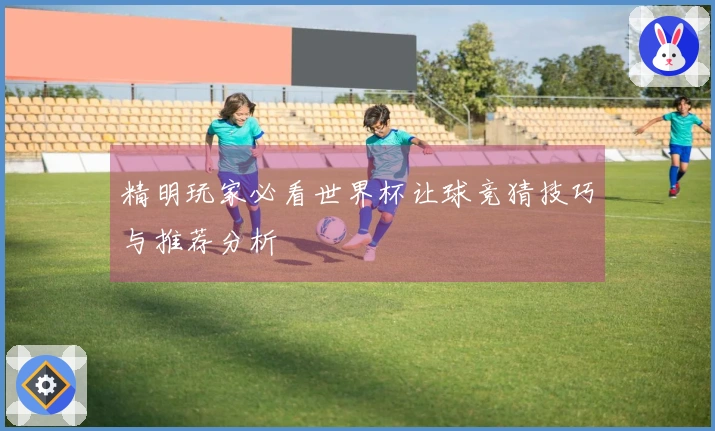 精明玩家必看世界杯让球竞猜技巧与推荐分析